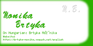 monika brtyka business card